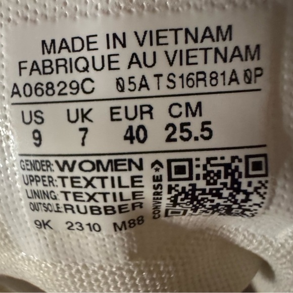 Converse Chuck Taylor All Star Lift Converse Platform Golden Butterfly Sz 9 VGUC - Picture 15 of 16